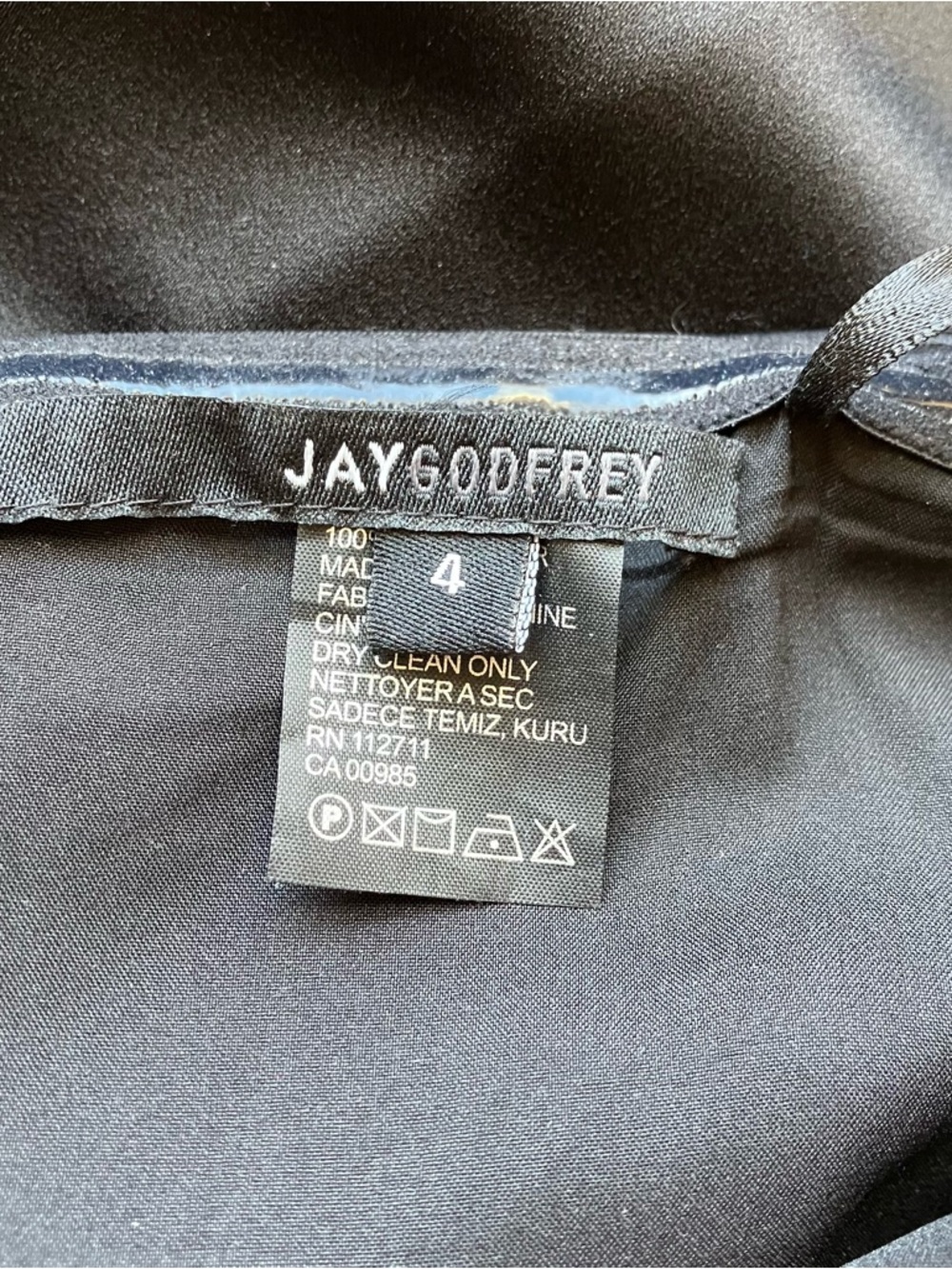 Jay Godfrey Black Pettigrew Strapless A-line Midi Dress size 4 - Picture 6 of 13